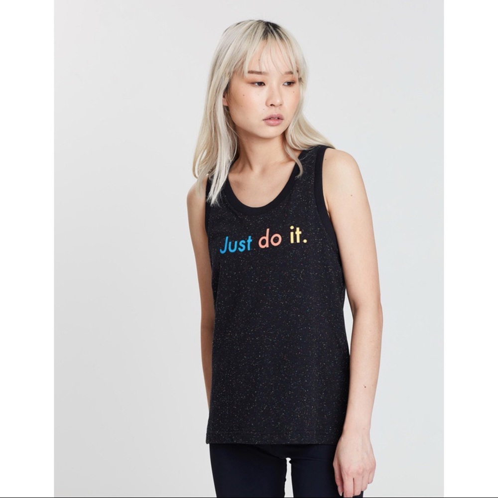 Nike Sportswear Just Do It Neon Speckle Tank Top - Picture 10 of 13